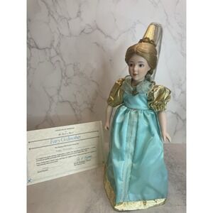 The Danbury Mint Storybook Porcelain Doll Collection "Fairy Godmother" 11"
